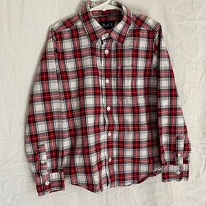 Boys Children’s Place Long sleeve button down dress shirt size M (7-8)